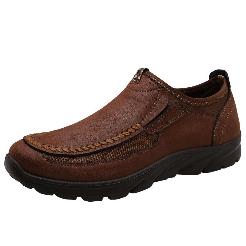 Men's Orthopedic Casual Walking Shoes with Slip-Resistant Sole and Breathable Upper