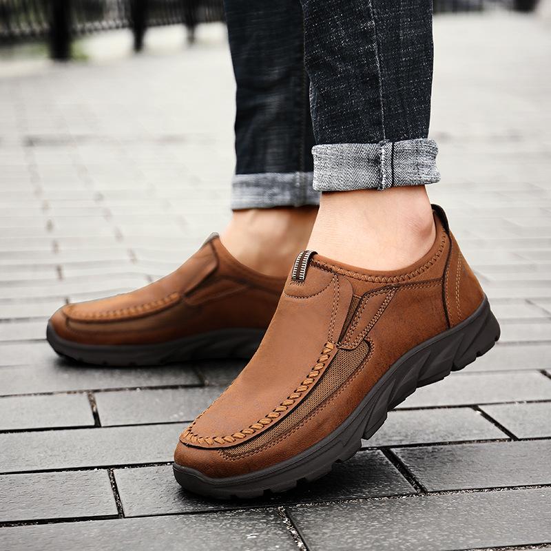Men's Orthopedic Casual Walking Shoes with Slip-Resistant Sole and Breathable Upper