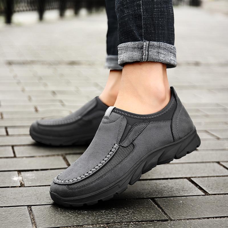 Men's Orthopedic Casual Walking Shoes with Slip-Resistant Sole and Breathable Upper
