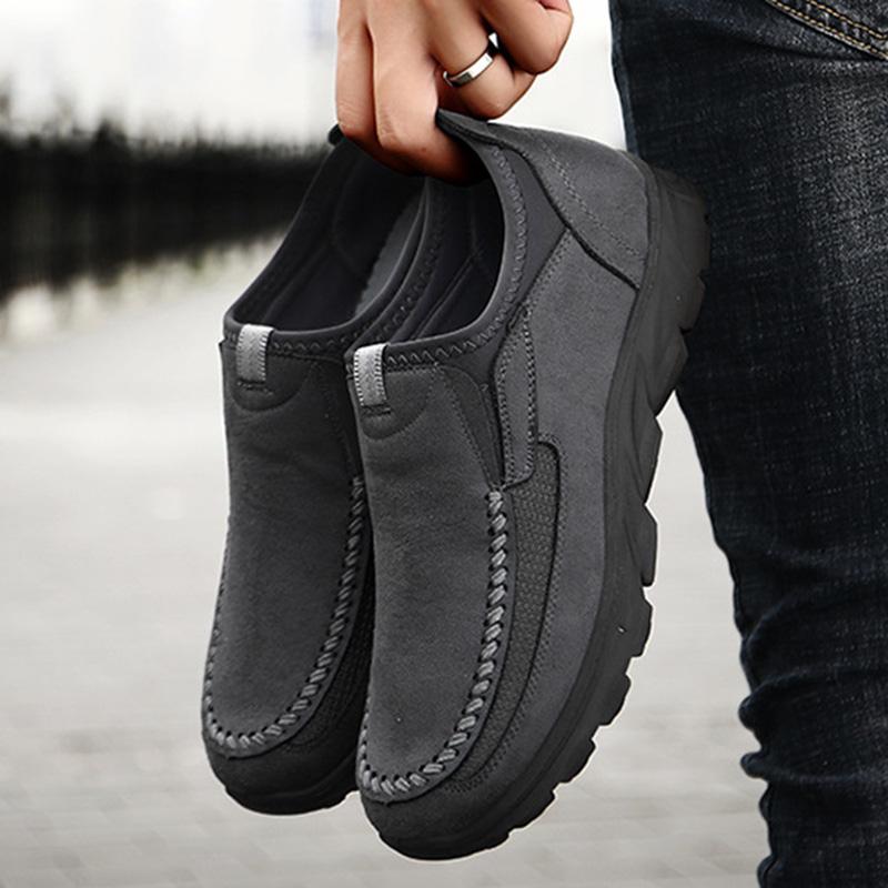 Men's Orthopedic Casual Walking Shoes with Slip-Resistant Sole and Breathable Upper