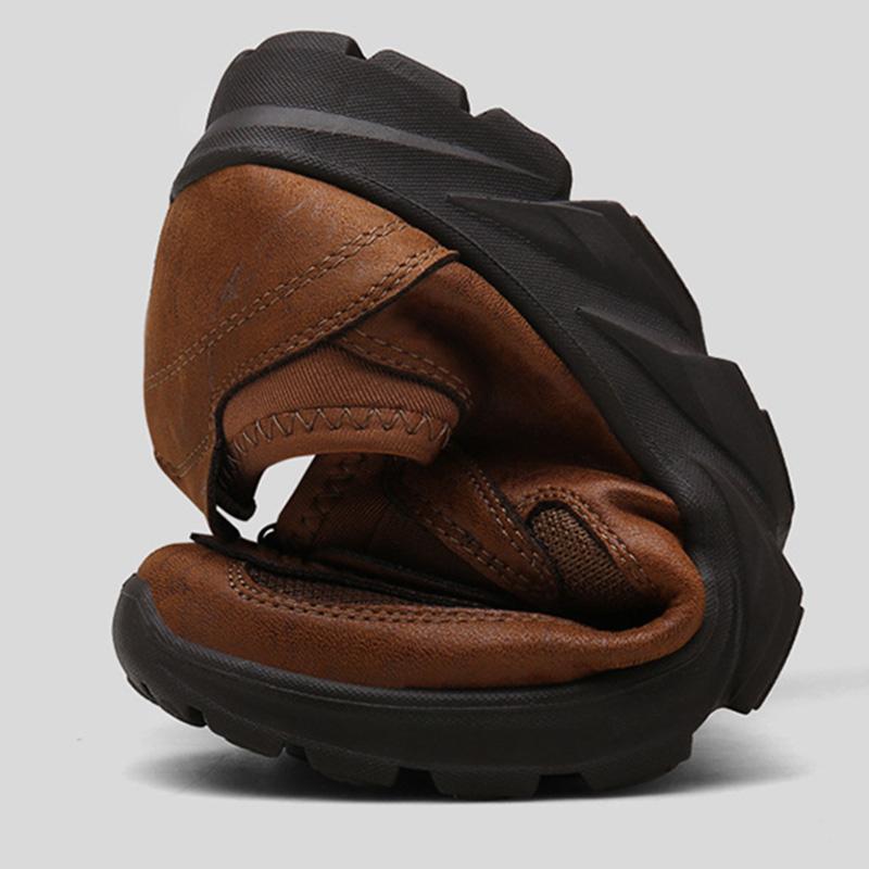 Men's Orthopedic Casual Walking Shoes with Slip-Resistant Sole and Breathable Upper