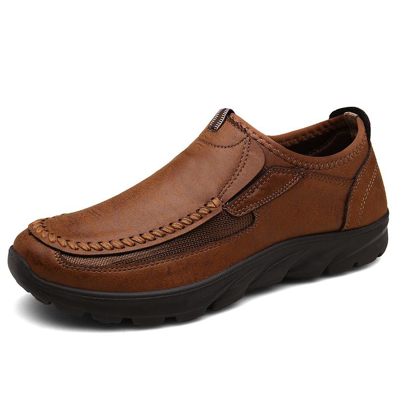 Men's Orthopedic Casual Walking Shoes with Slip-Resistant Sole and Breathable Upper
