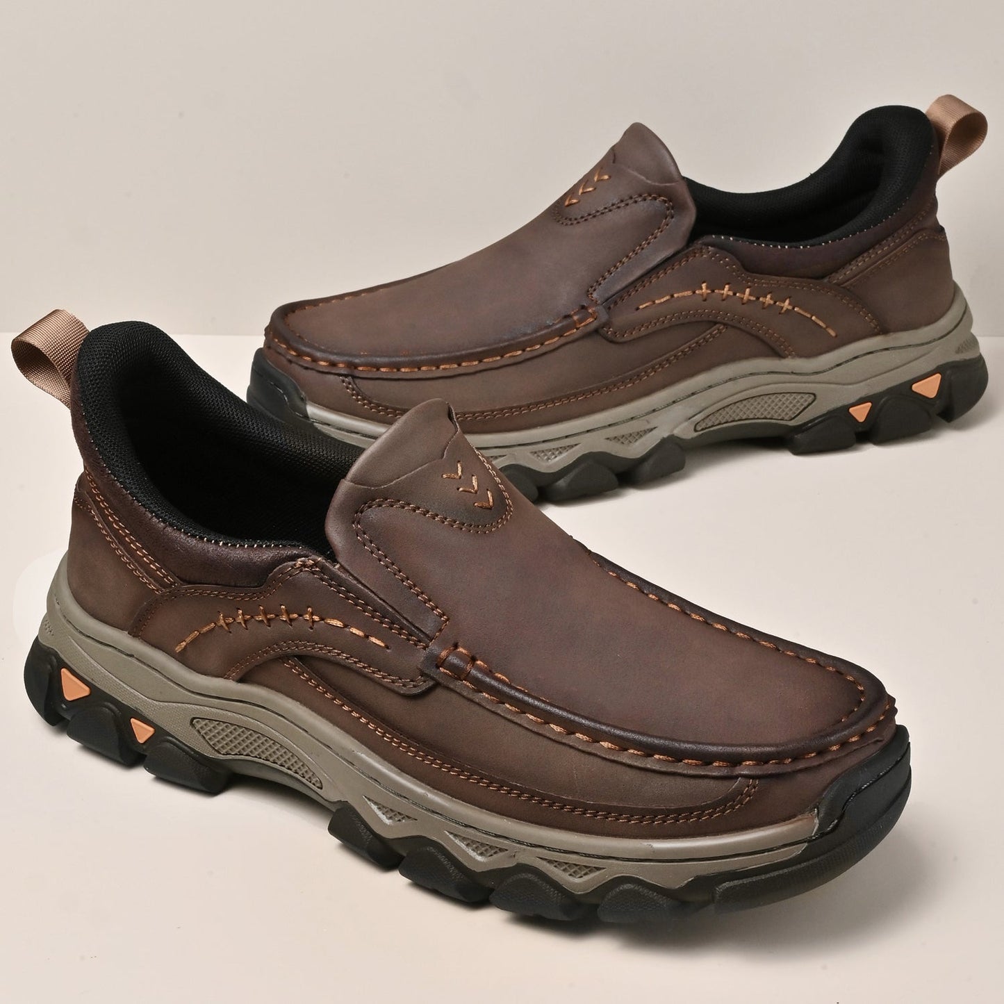 Men's Orthopedic Slip-On Walking Shoes with Posture Support