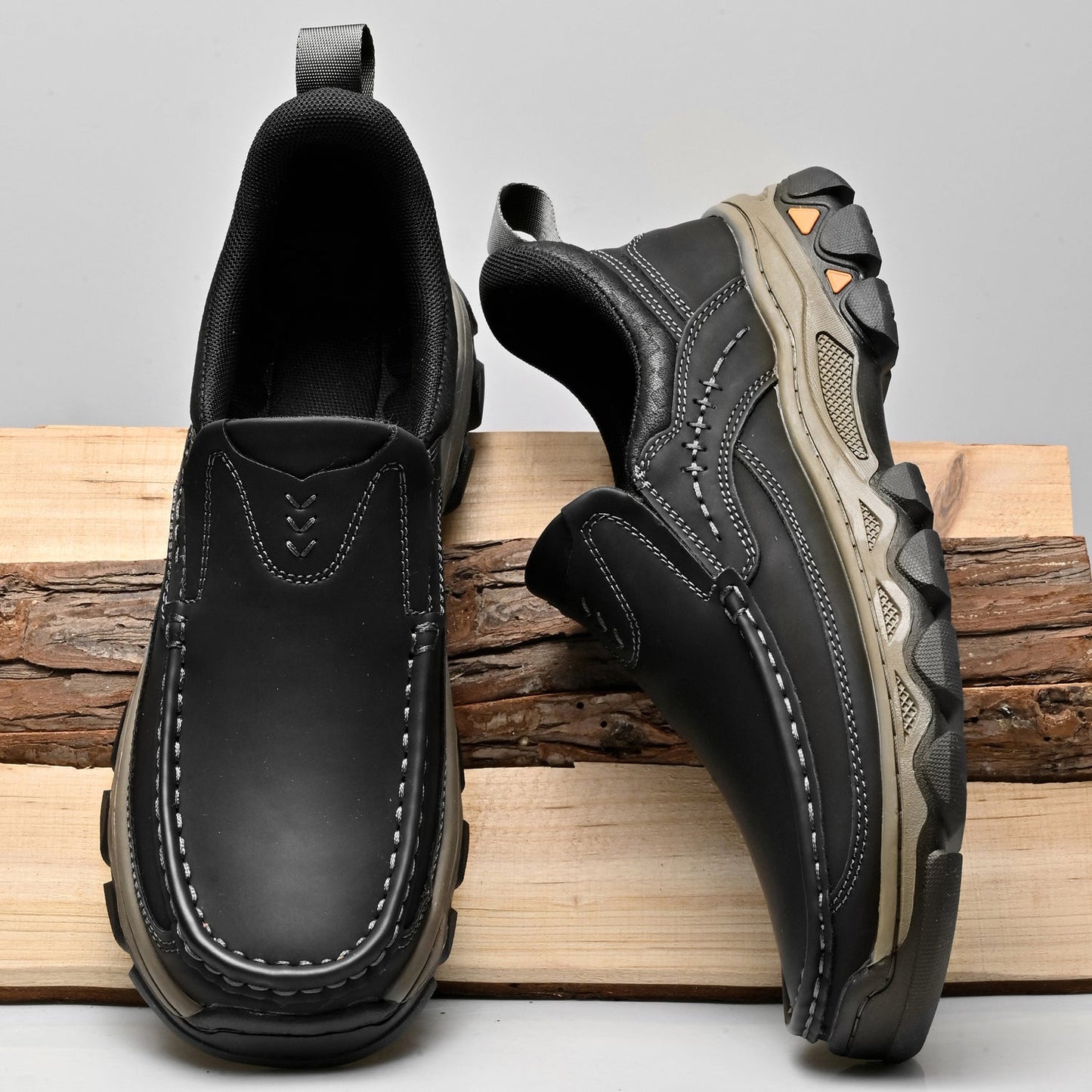 Men's Orthopedic Slip-On Walking Shoes with Posture Support