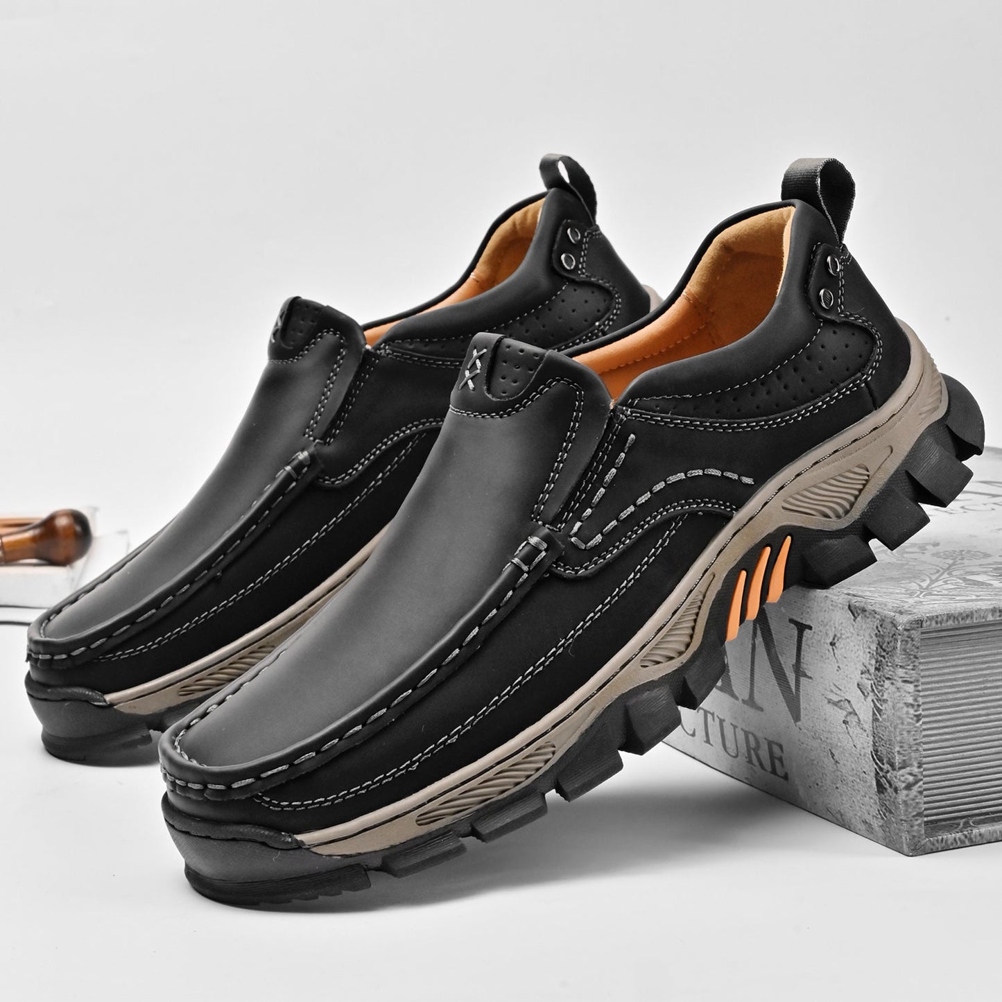 Men's Orthopedic Transition Boots with Cushioned Sole