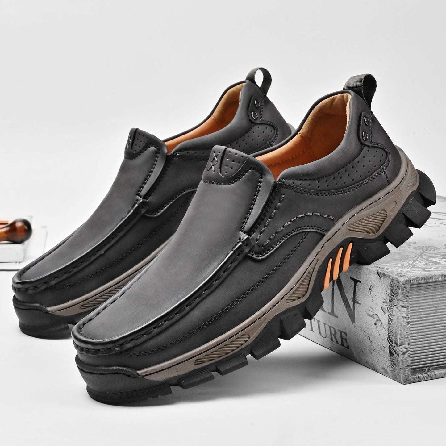 Men's Orthopedic Transition Boots with Cushioned Sole
