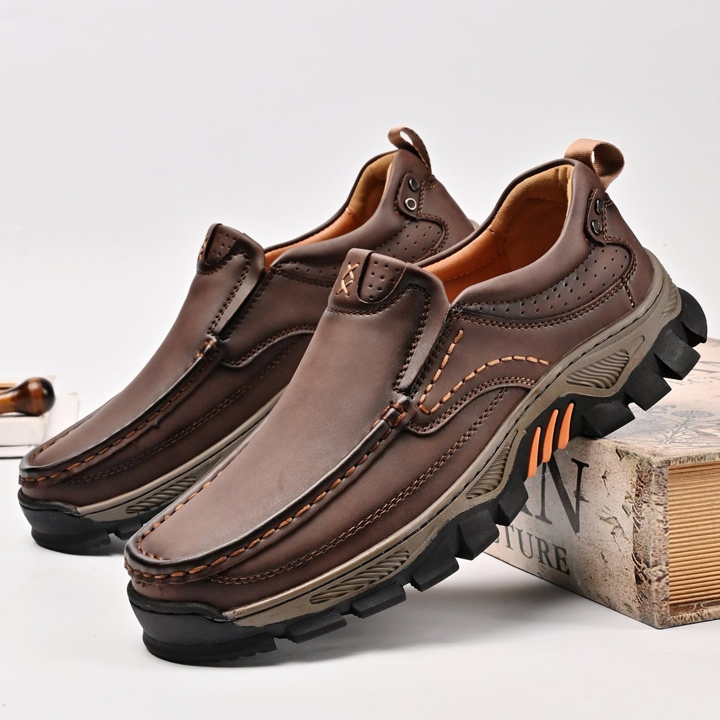 Men's Orthopedic Transition Boots with Cushioned Sole