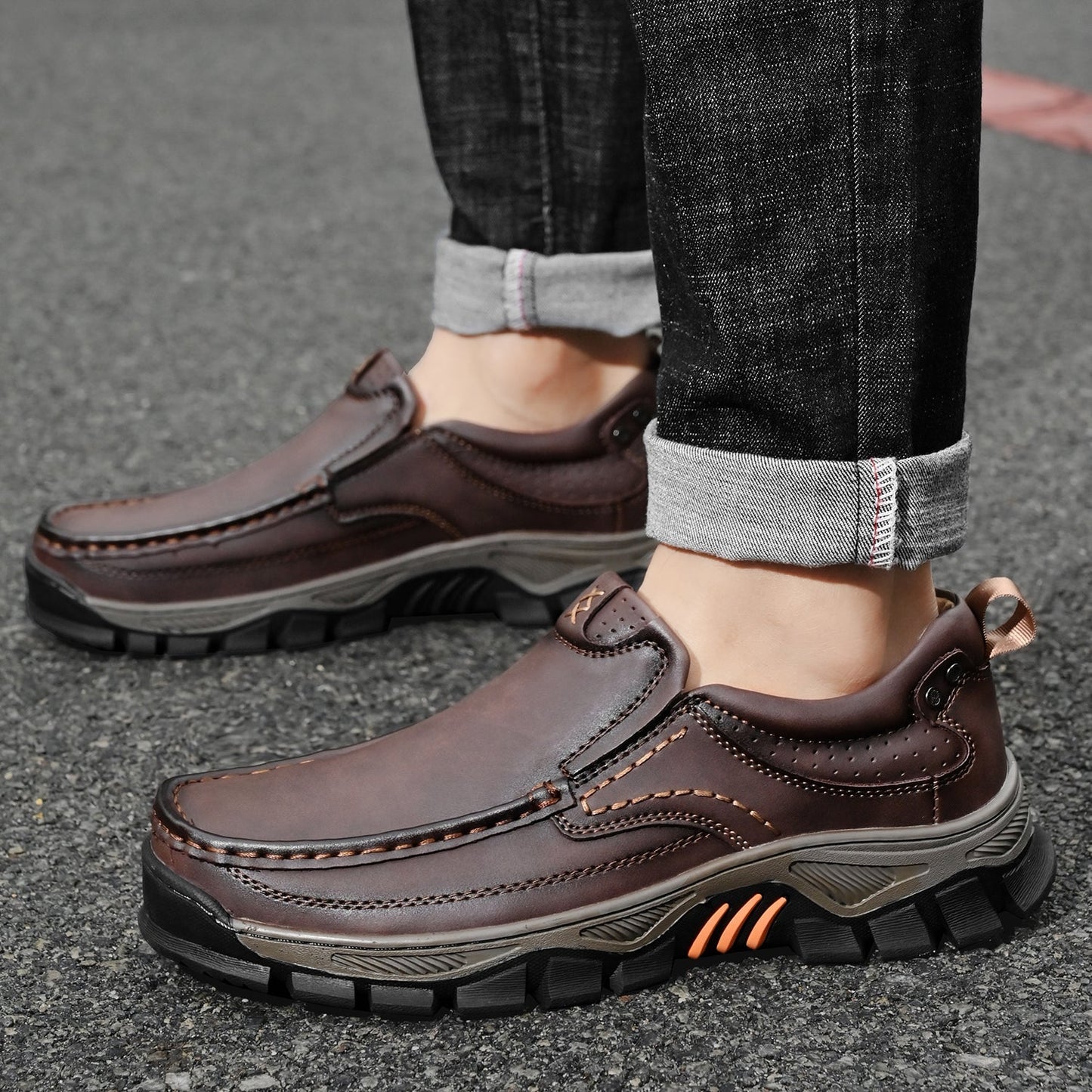 Men's Orthopedic Transition Boots with Cushioned Sole