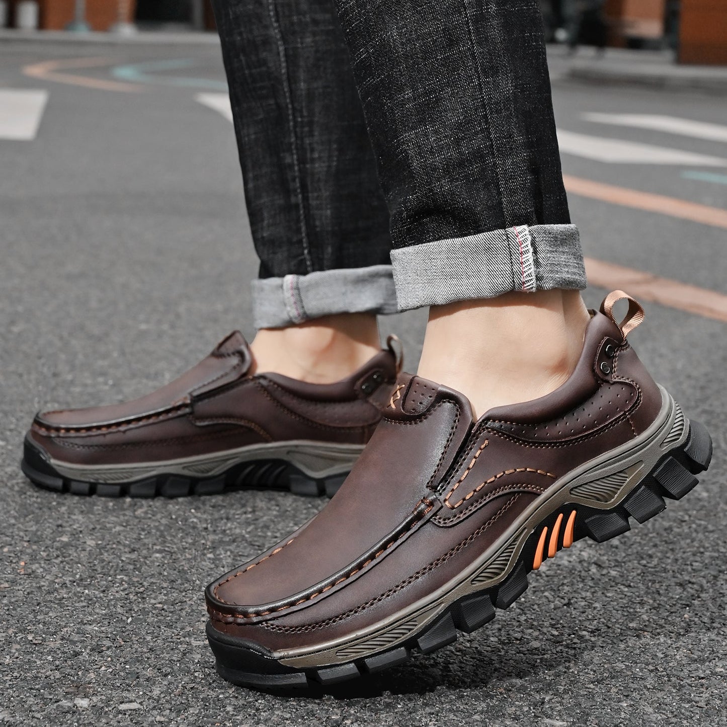Men's Orthopedic Transition Boots with Cushioned Sole