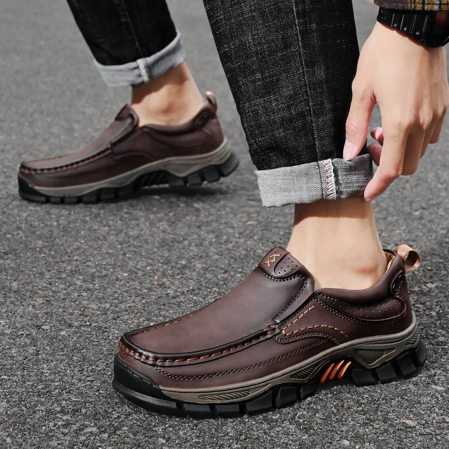 Men's Orthopedic Transition Boots with Cushioned Sole