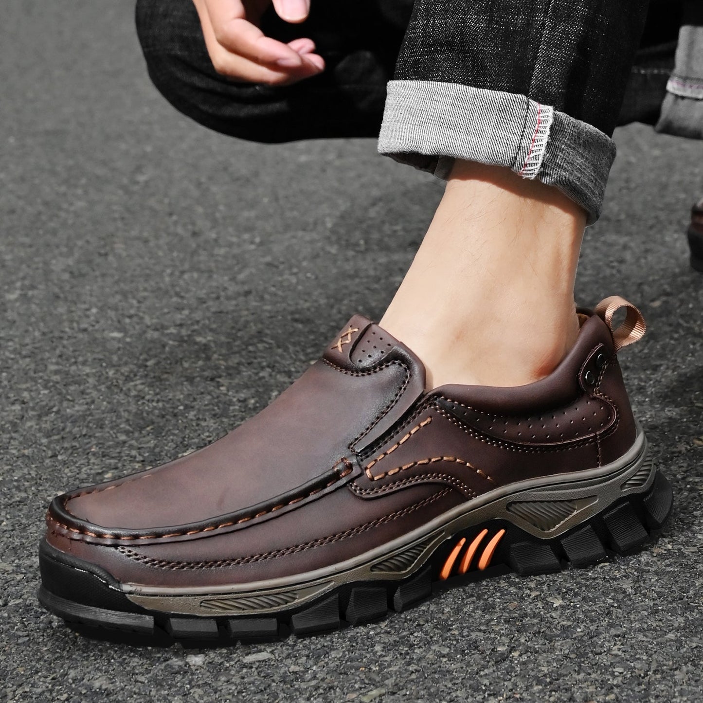 Men's Orthopedic Transition Boots with Cushioned Sole
