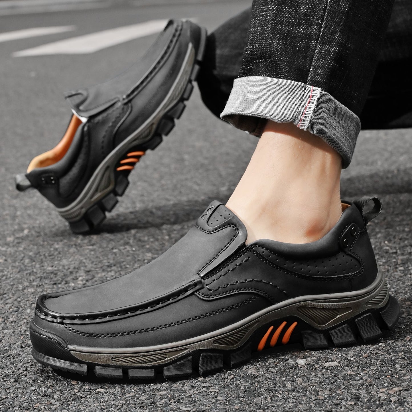 Men's Orthopedic Transition Boots with Cushioned Sole