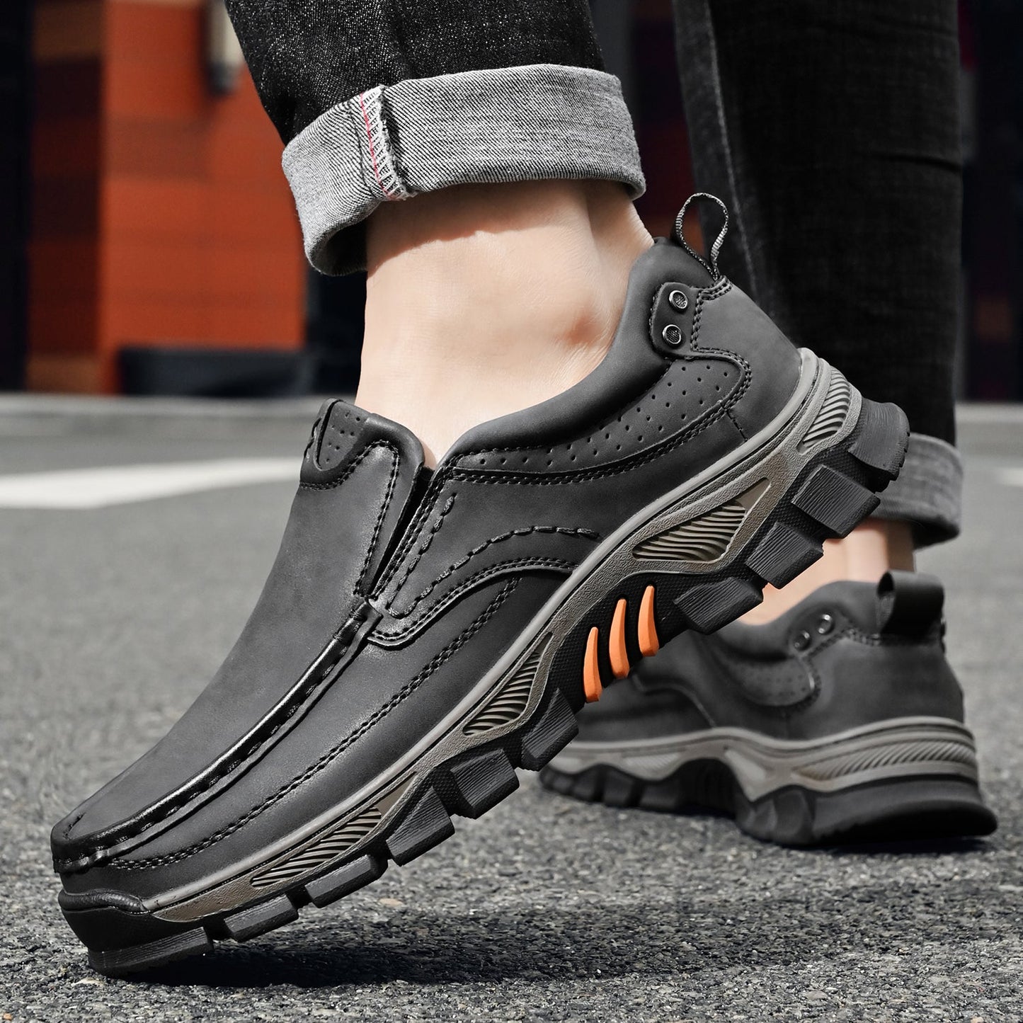Men's Orthopedic Transition Boots with Cushioned Sole