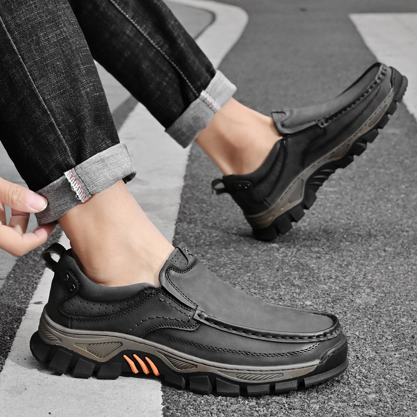 Men's Orthopedic Transition Boots with Cushioned Sole