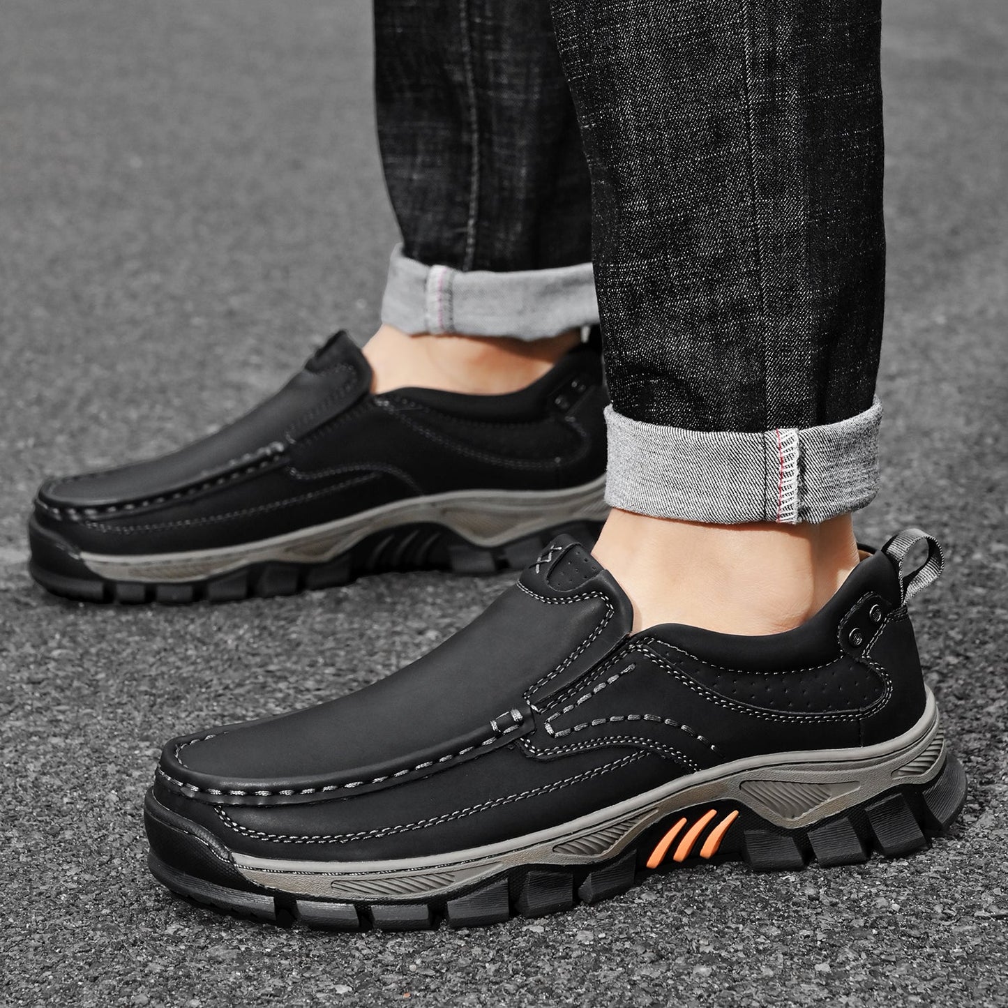 Men's Orthopedic Transition Boots with Cushioned Sole