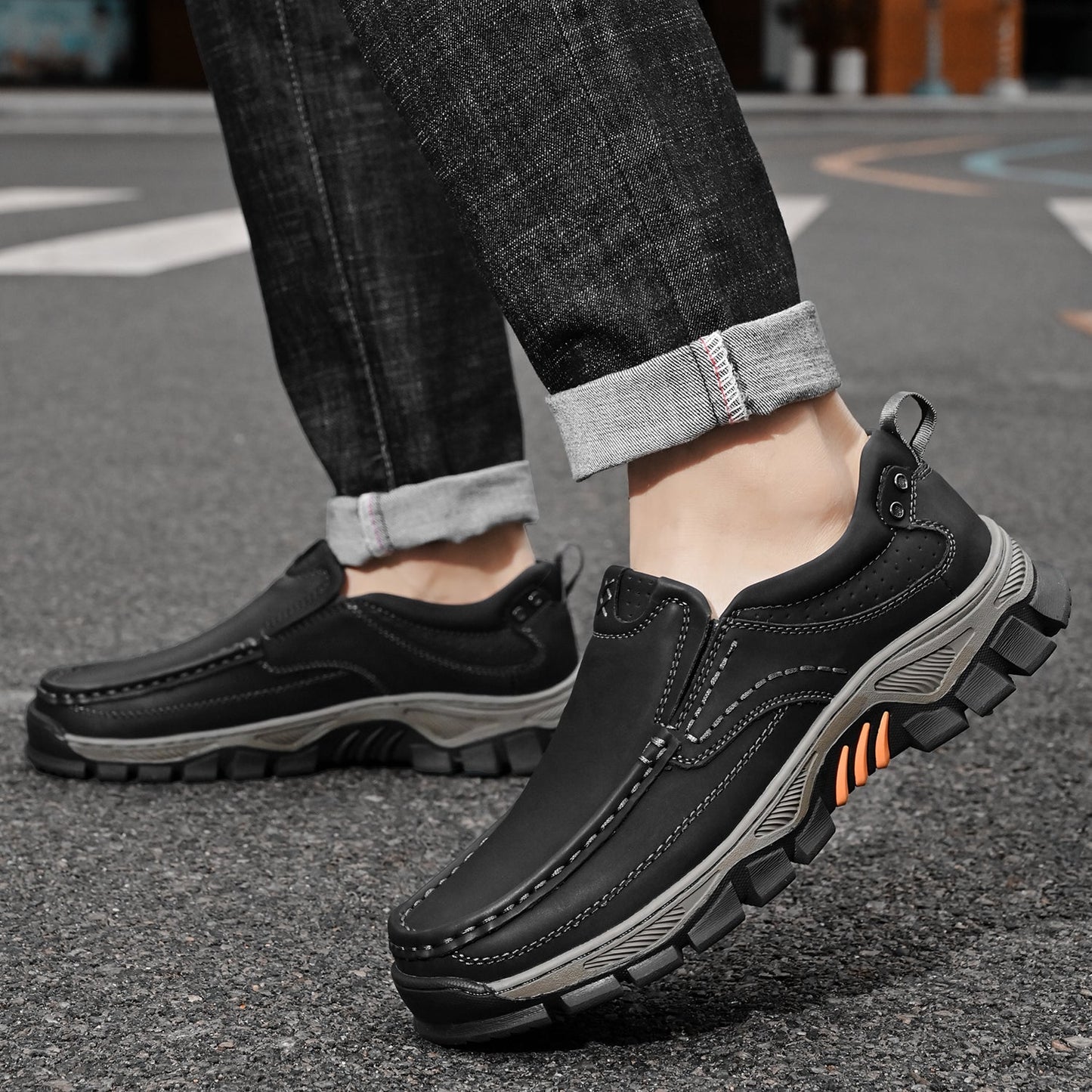 Men's Orthopedic Transition Boots with Cushioned Sole