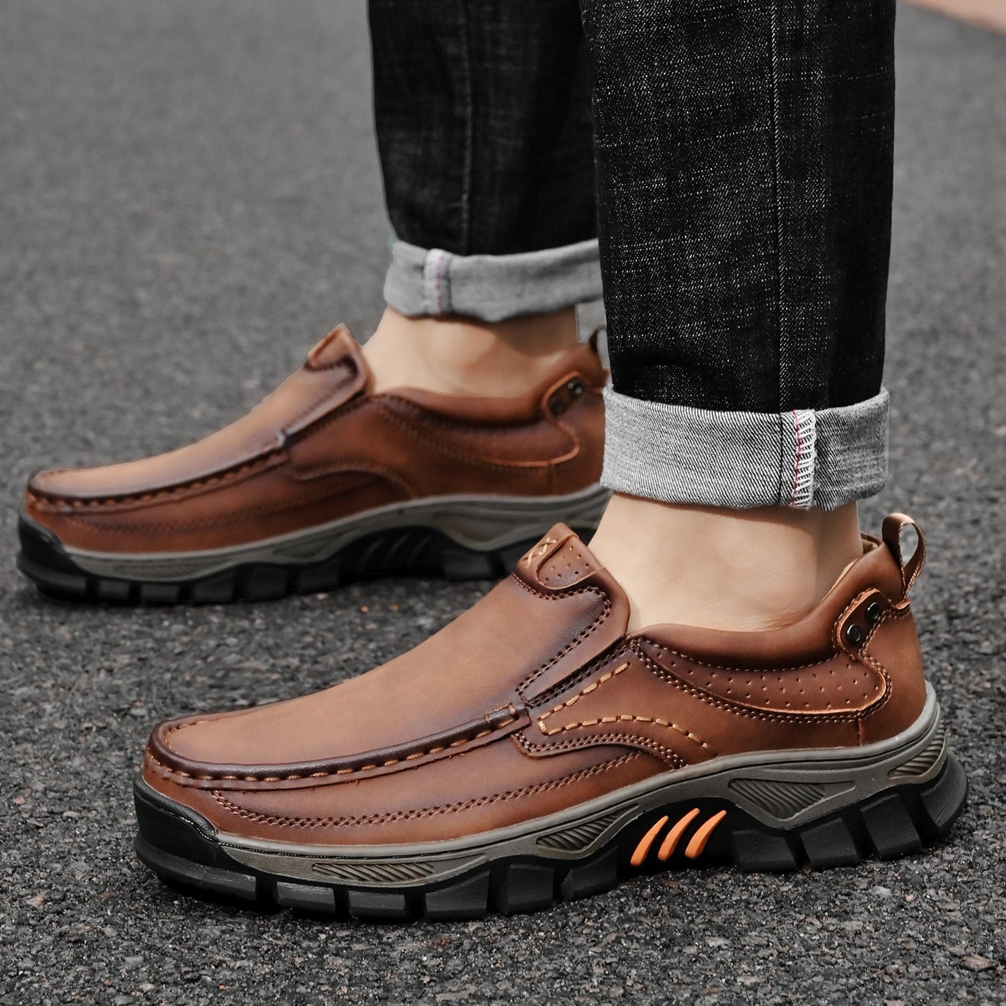 Men's Orthopedic Transition Boots with Cushioned Sole