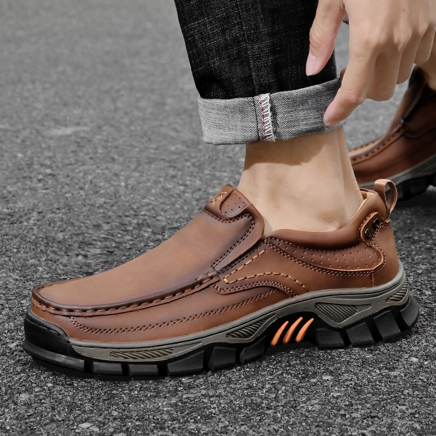 Men's Orthopedic Transition Boots with Cushioned Sole
