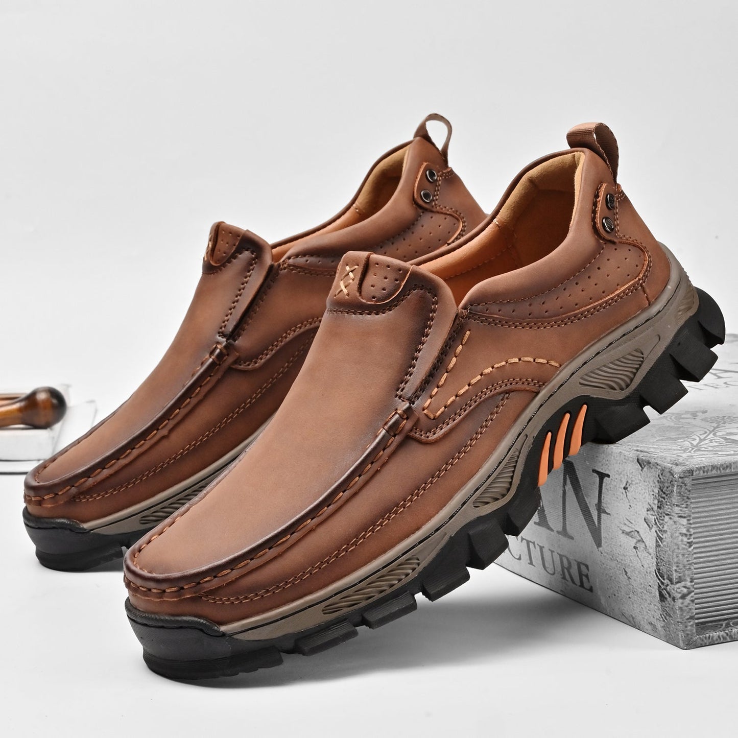 Men's Orthopedic Transition Boots with Cushioned Sole