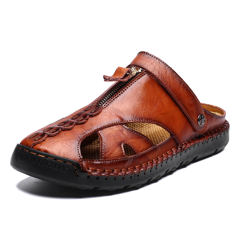 Men's Closed Toe Outdoor Sandals with Breathable Insole