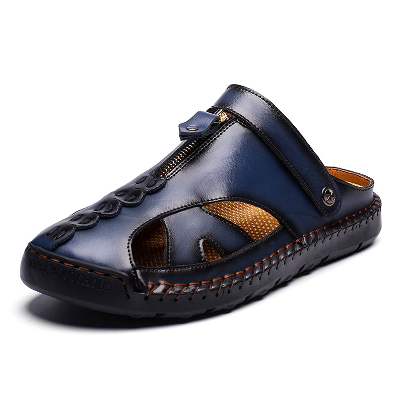 Men's Closed Toe Outdoor Sandals with Breathable Insole