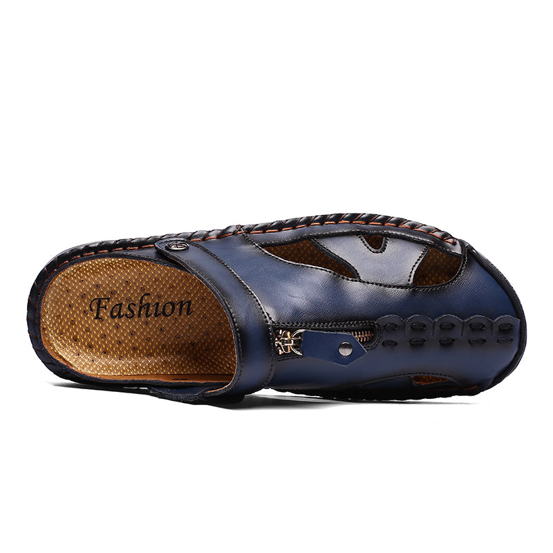 Men's Closed Toe Outdoor Sandals with Breathable Insole