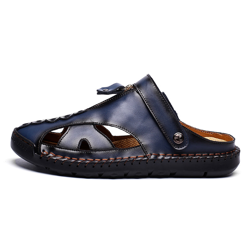Men's Closed Toe Outdoor Sandals with Breathable Insole