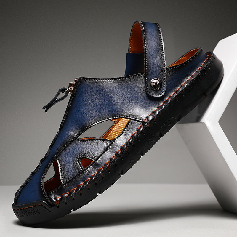 Men's Closed Toe Outdoor Sandals with Breathable Insole