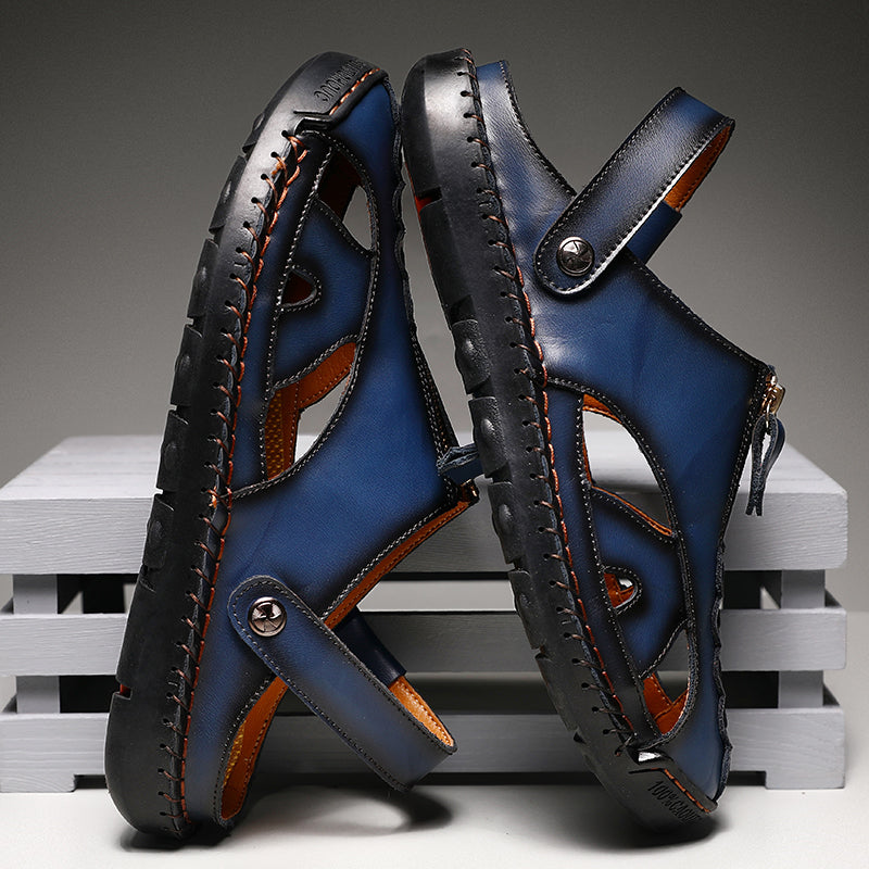 Men's Closed Toe Outdoor Sandals with Breathable Insole