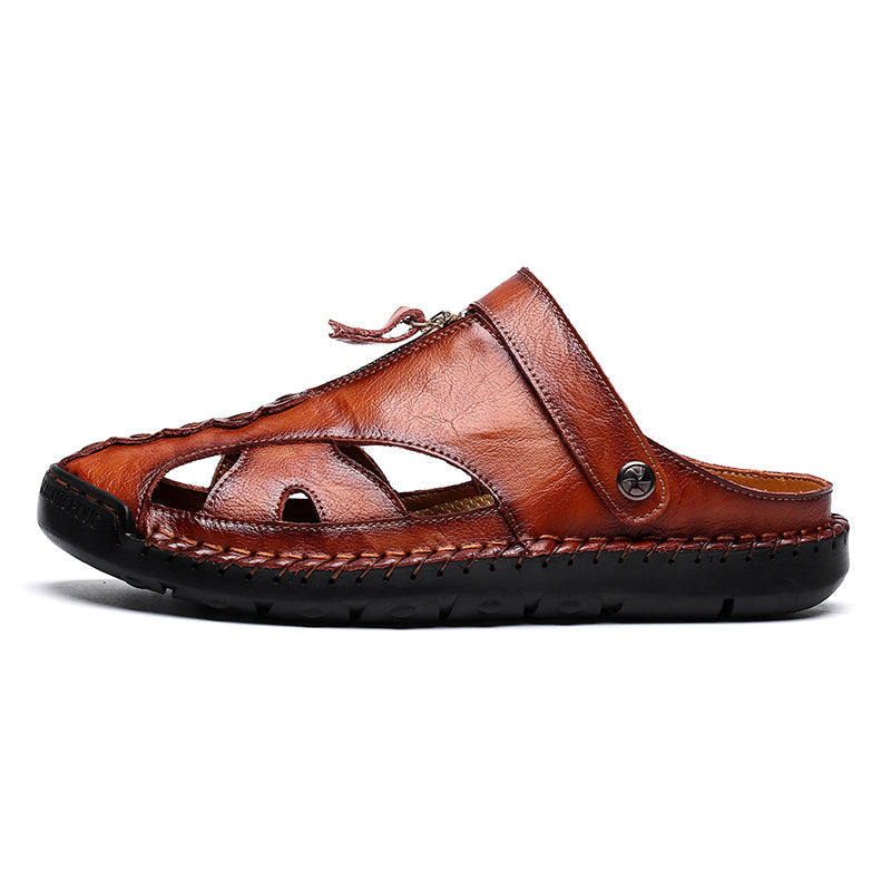 Men's Closed Toe Outdoor Sandals with Breathable Insole