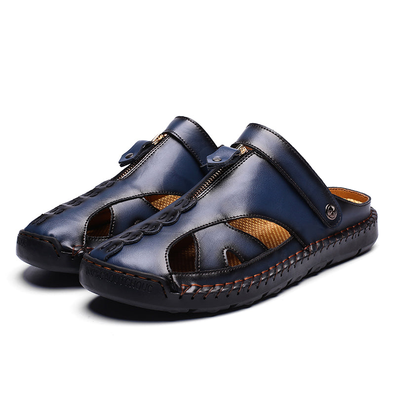 Men's Closed Toe Outdoor Sandals with Breathable Insole