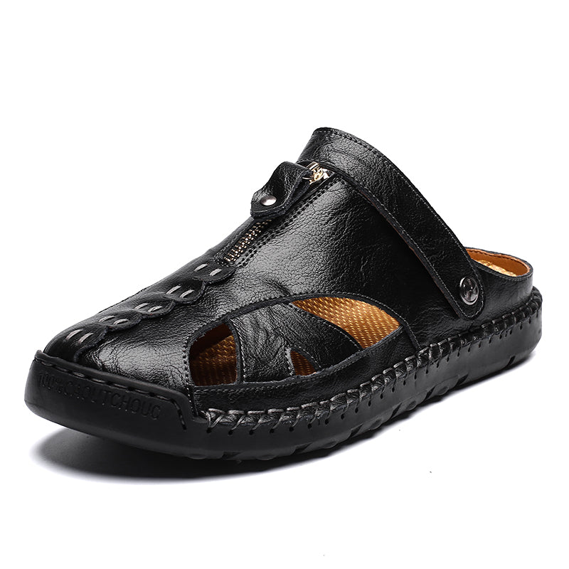 Men's Closed Toe Outdoor Sandals with Breathable Insole