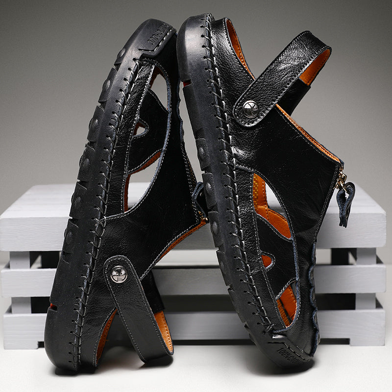 Men's Closed Toe Outdoor Sandals with Breathable Insole