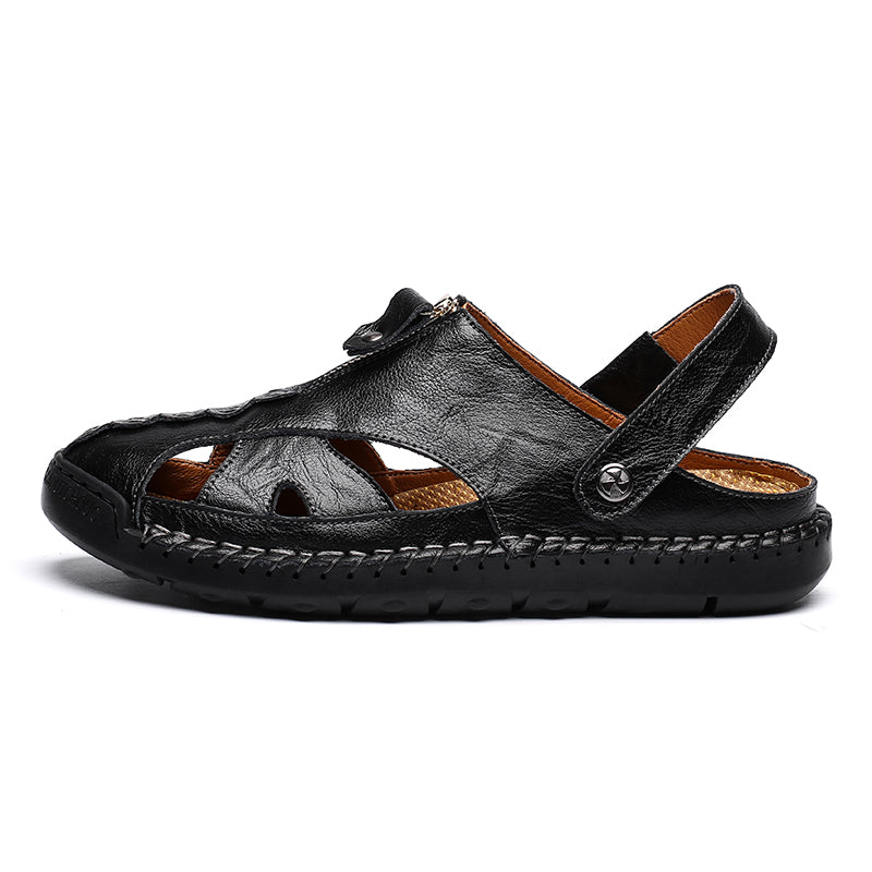 Men's Closed Toe Outdoor Sandals with Breathable Insole