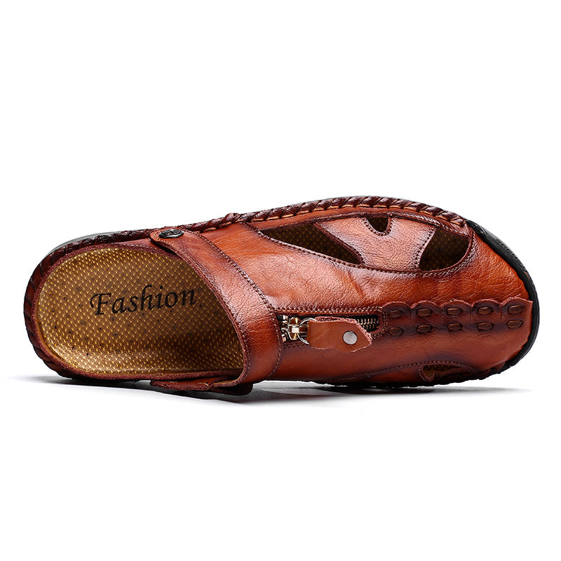 Men's Closed Toe Outdoor Sandals with Breathable Insole