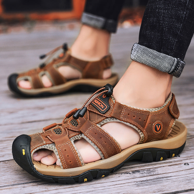 Men's Adjustable Outdoor Sport Sandals with Breathable Design