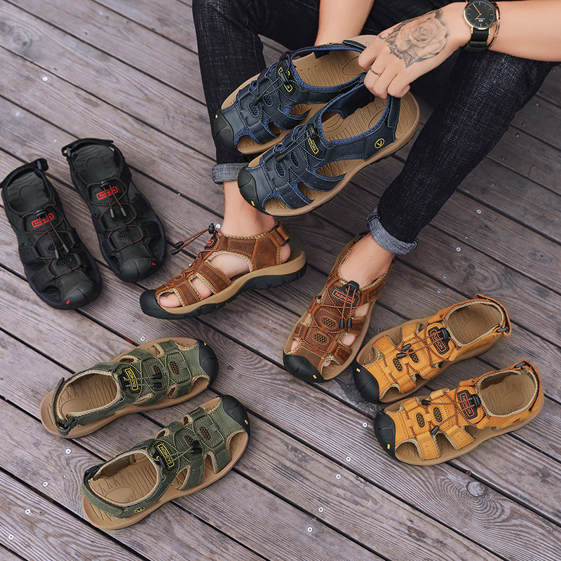 Men's Adjustable Outdoor Sport Sandals with Breathable Design