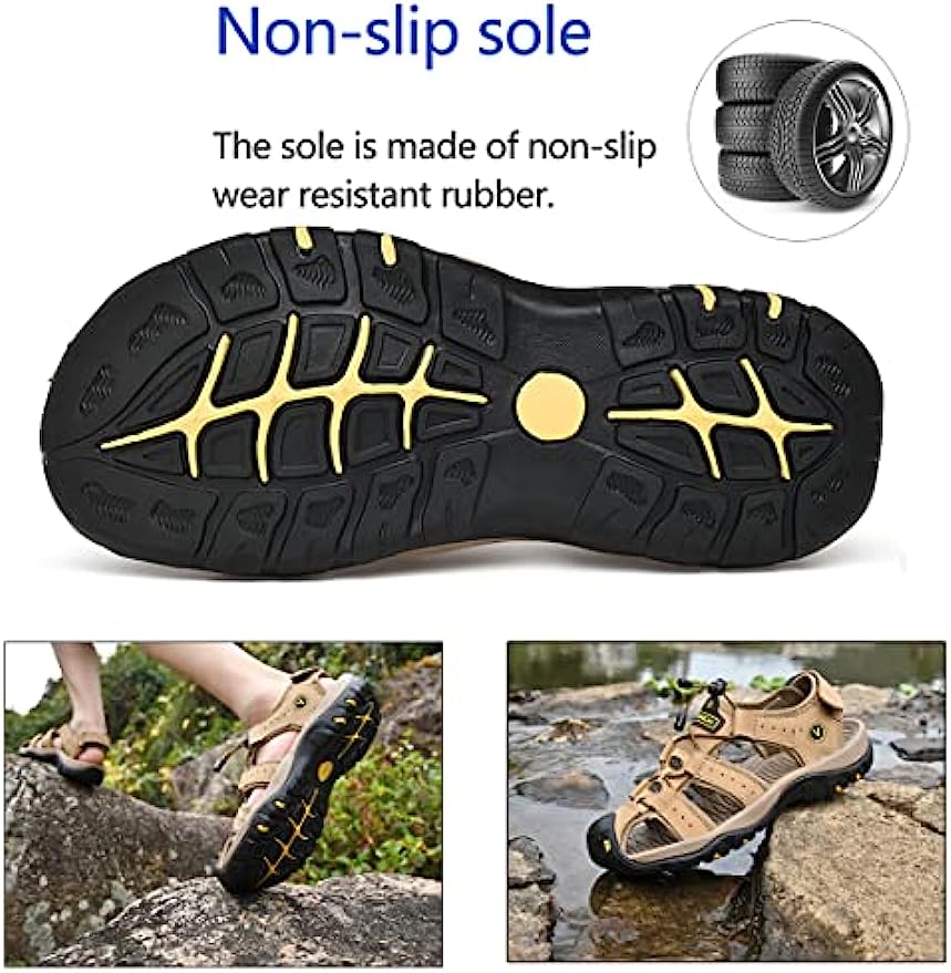 Men's Adjustable Outdoor Sport Sandals with Breathable Design