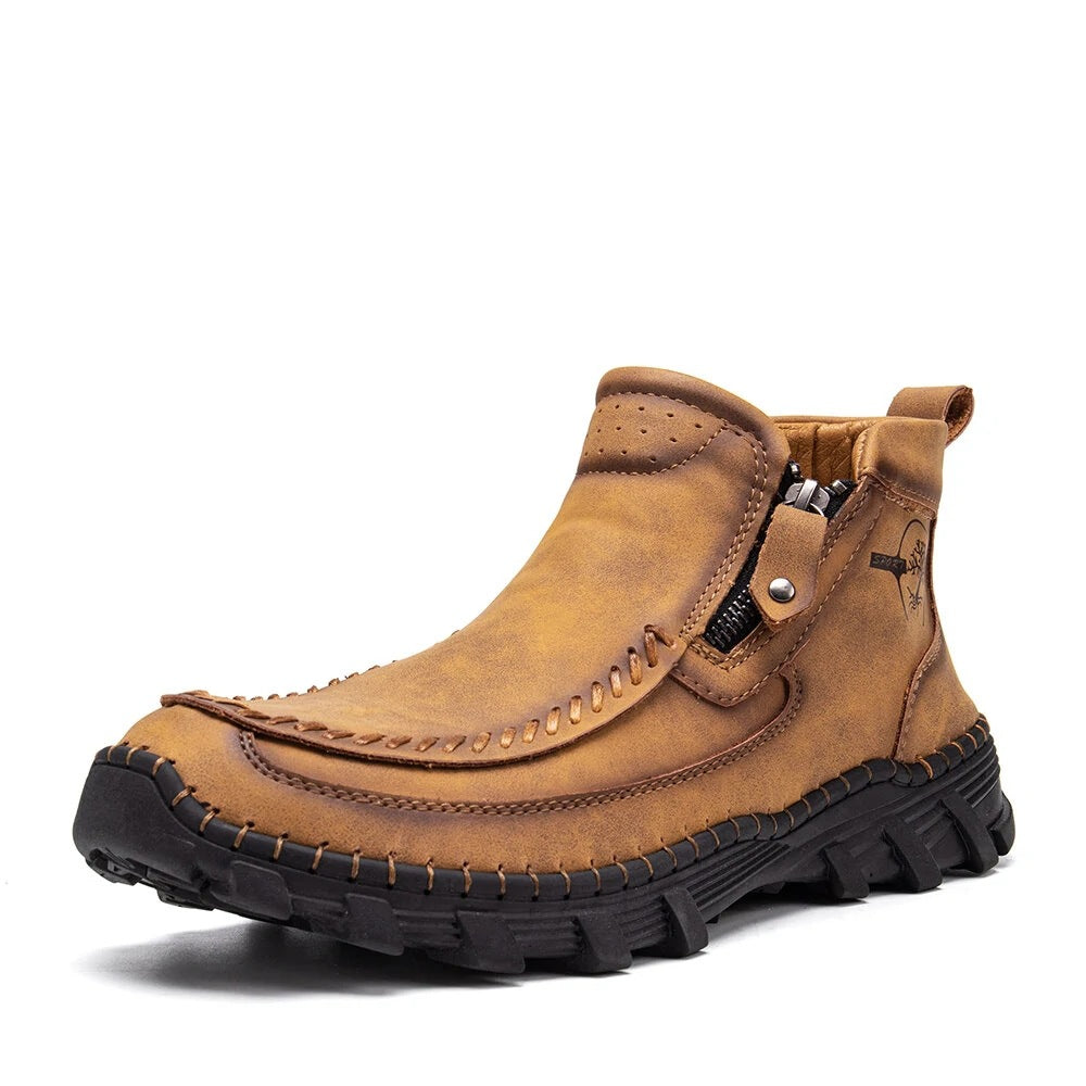 Men's Orthopedic Outdoor Tooling Boots with Slip-Resistant Sole