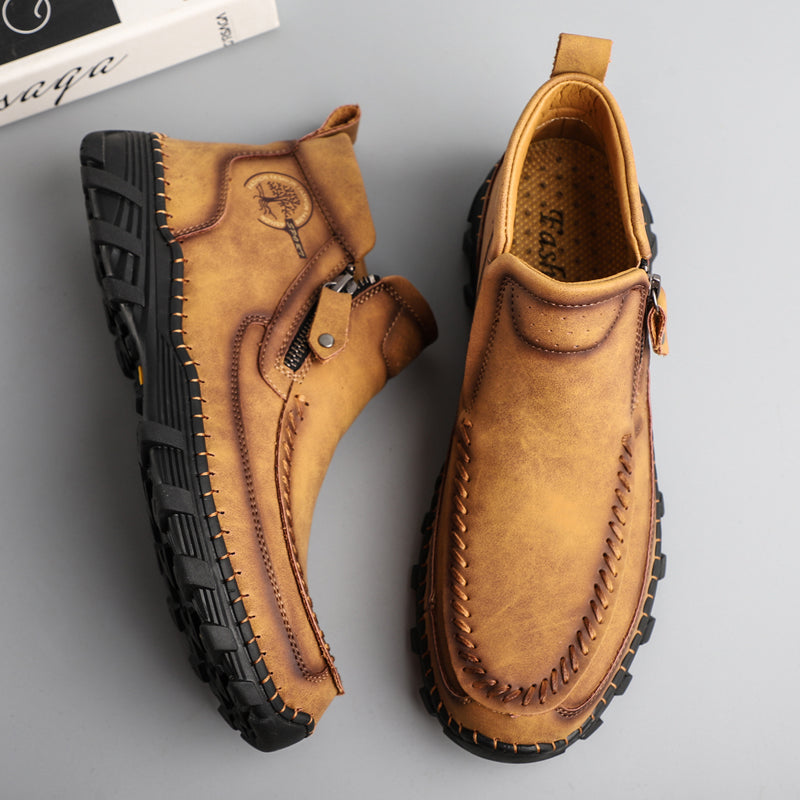 Men's Orthopedic Outdoor Tooling Boots with Slip-Resistant Sole