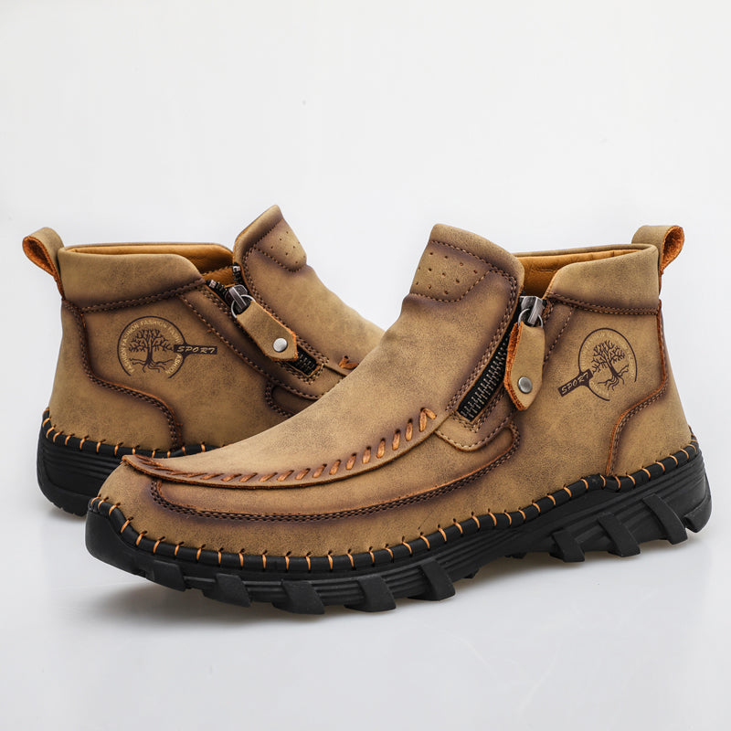 Men's Orthopedic Outdoor Tooling Boots with Slip-Resistant Sole