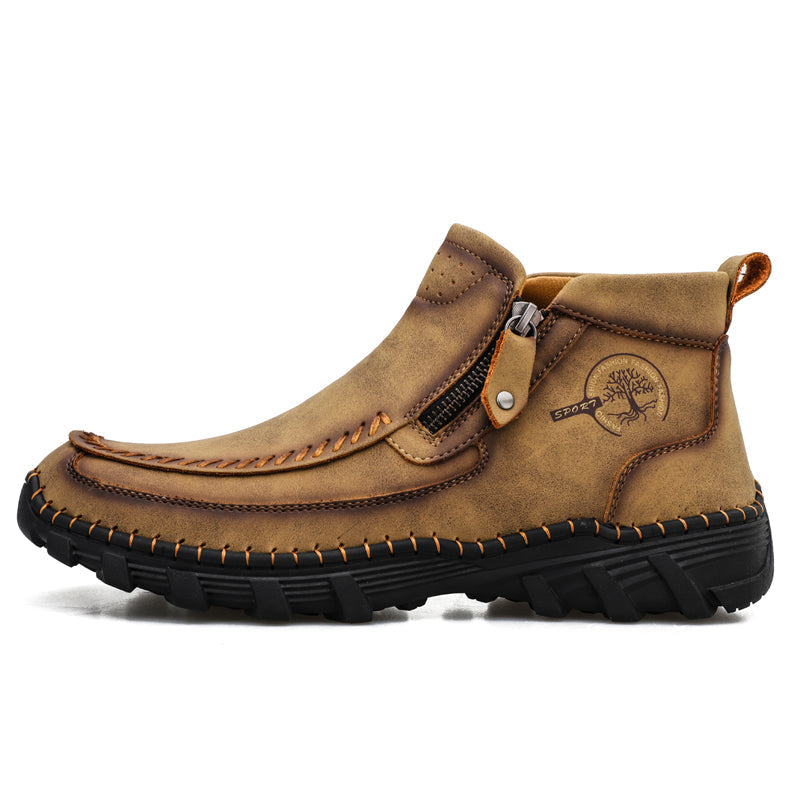 Men's Orthopedic Outdoor Tooling Boots with Slip-Resistant Sole