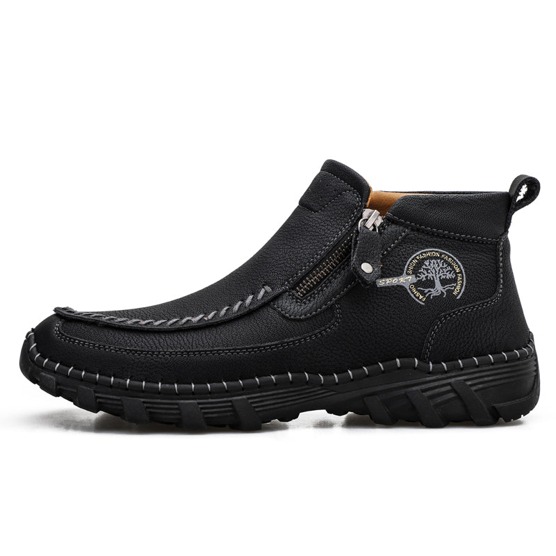 Men's Orthopedic Outdoor Tooling Boots with Slip-Resistant Sole