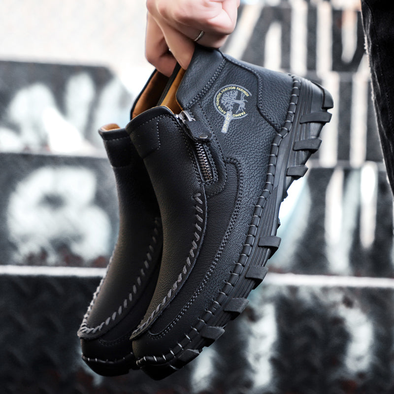 Men's Orthopedic Outdoor Tooling Boots with Slip-Resistant Sole