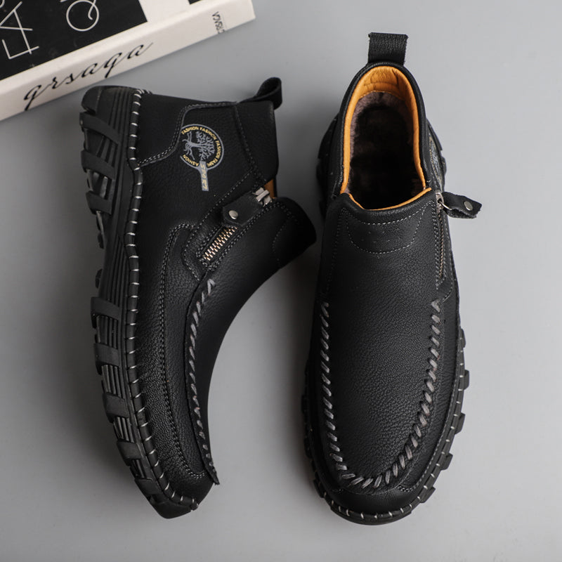 Men's Orthopedic Outdoor Tooling Boots with Slip-Resistant Sole