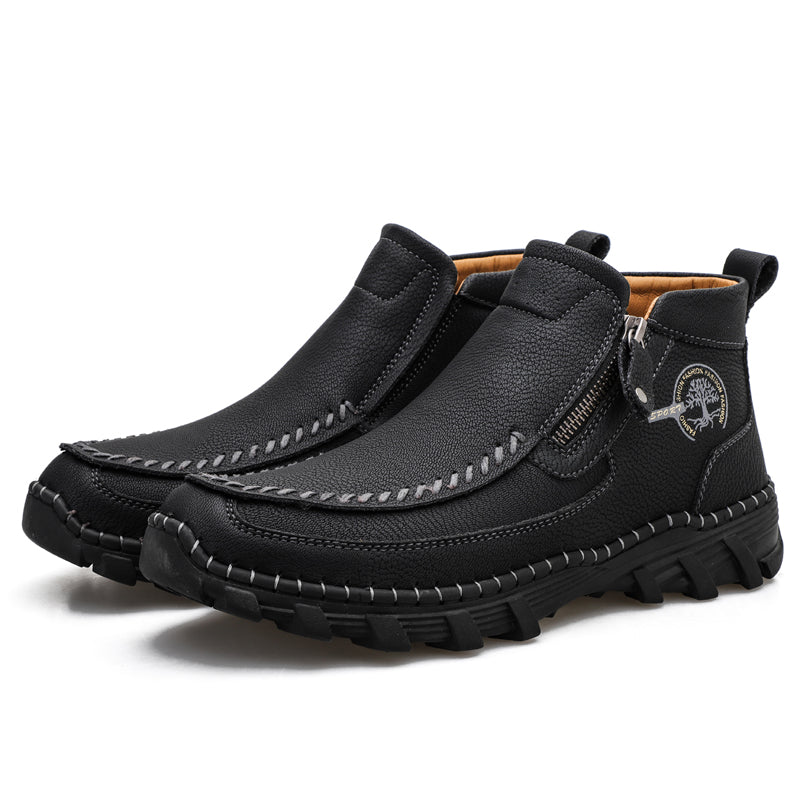 Men's Orthopedic Outdoor Tooling Boots with Slip-Resistant Sole