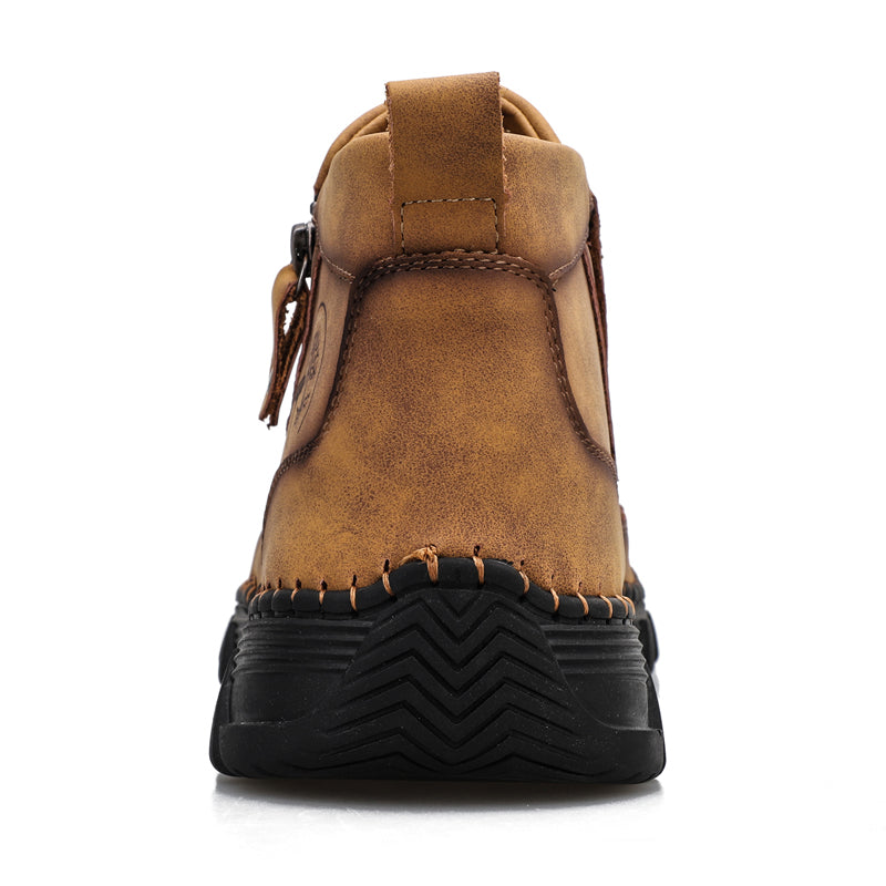 Men's Orthopedic Outdoor Tooling Boots with Slip-Resistant Sole