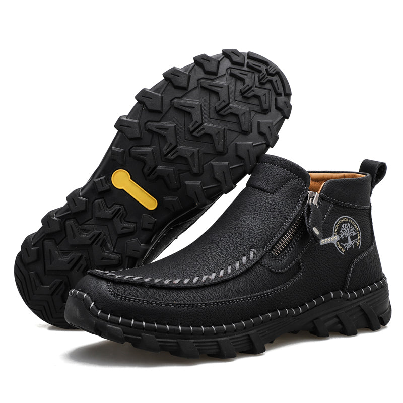 Men's Orthopedic Outdoor Tooling Boots with Slip-Resistant Sole