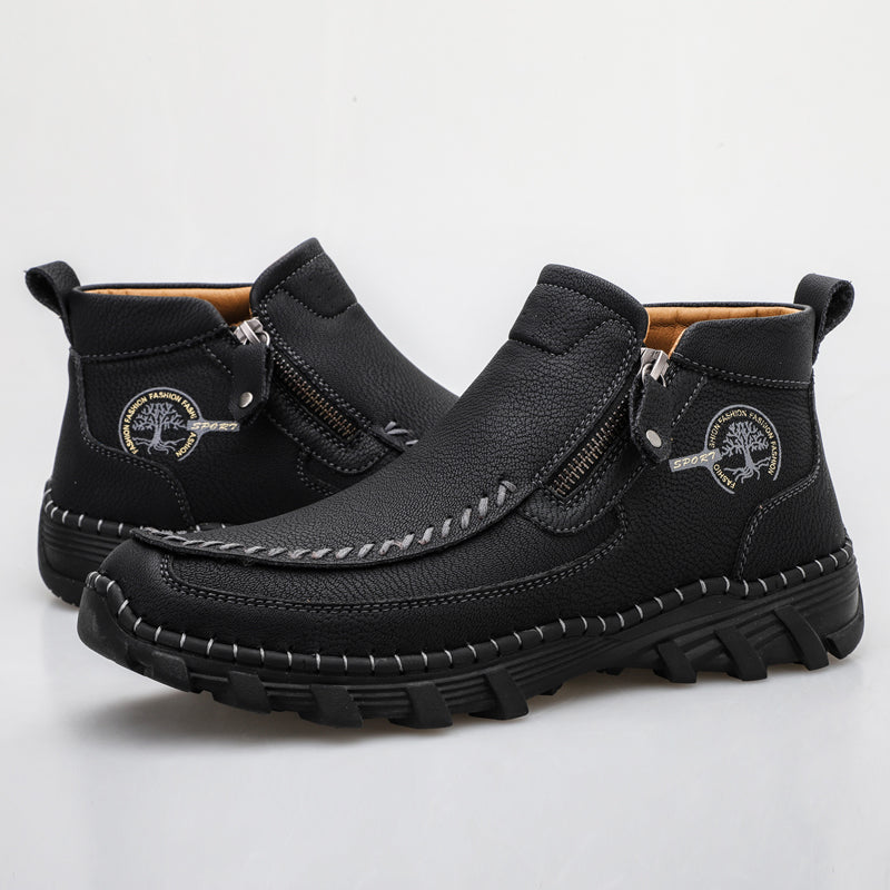 Men's Orthopedic Outdoor Tooling Boots with Slip-Resistant Sole