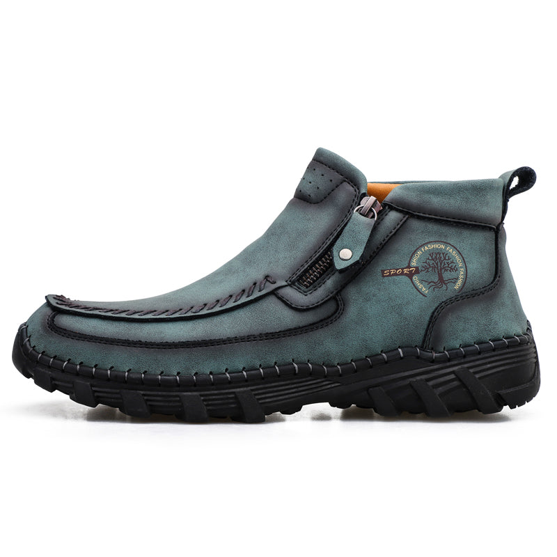 Men's Orthopedic Outdoor Tooling Boots with Slip-Resistant Sole